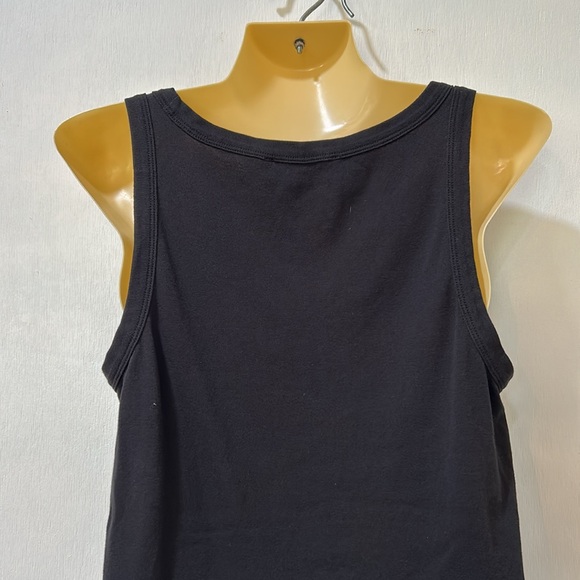 LOFT WOMENS SLEEVELESS TOP BLACK V NECK SIZE LARGE - Picture 3 of 9